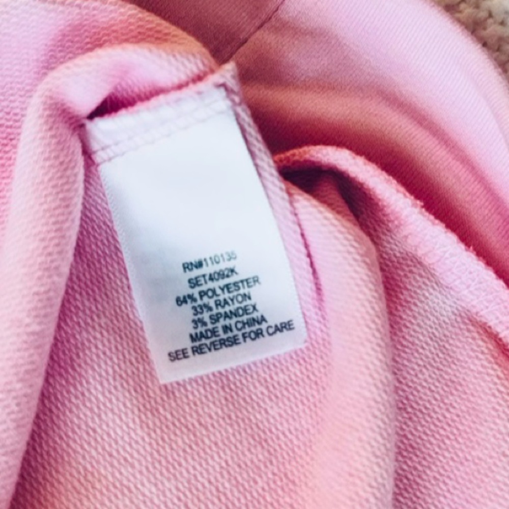 BEAUTEES Girls Pink Lace-Up Kids Hoodie Long Sleeve Tee Sporty T-shirt - Picture 12 of 14